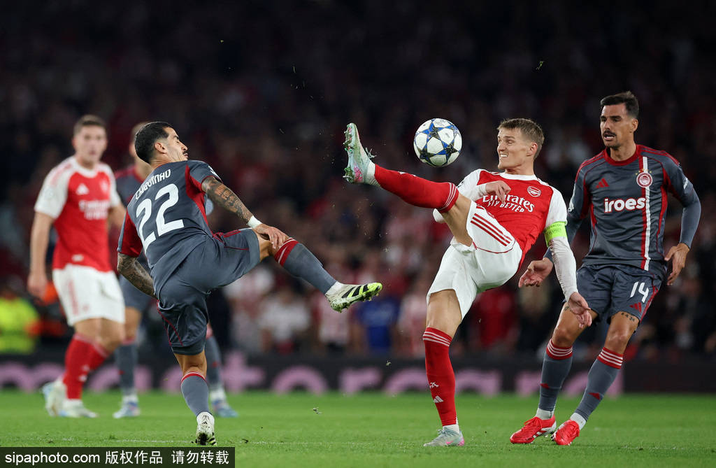 欧冠-马丁内利破(pò)門(mén)萨卡建功 加布里埃(āi)尔伤退阿森纳2-0迎2连胜
