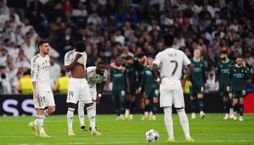 欧冠(guān)巨頭(tóu)逆转！英(yīng)超冠(guān)军曼城客场力克皇家马德里