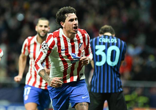 足球｜欧冠(guān)：馬(mǎ)德(dé)里竞技胜国際(jì)米蘭(lán)