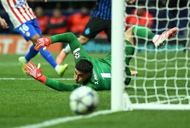 足球｜欧冠(guān)：馬(mǎ)德(dé)里竞技胜国際(jì)米蘭(lán)